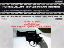 Tablet Screenshot of motherguns.com